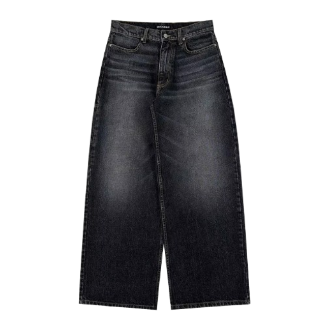 Baggy "Quantum Racing" Jeans (Black)